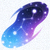 星空XK集团官方Logo - 橙色与深蓝色交织的抽象星辰图案